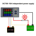 DC730 Digital Voltmeter Ammeter Wattmeter 4-Digit Voltage Current. 