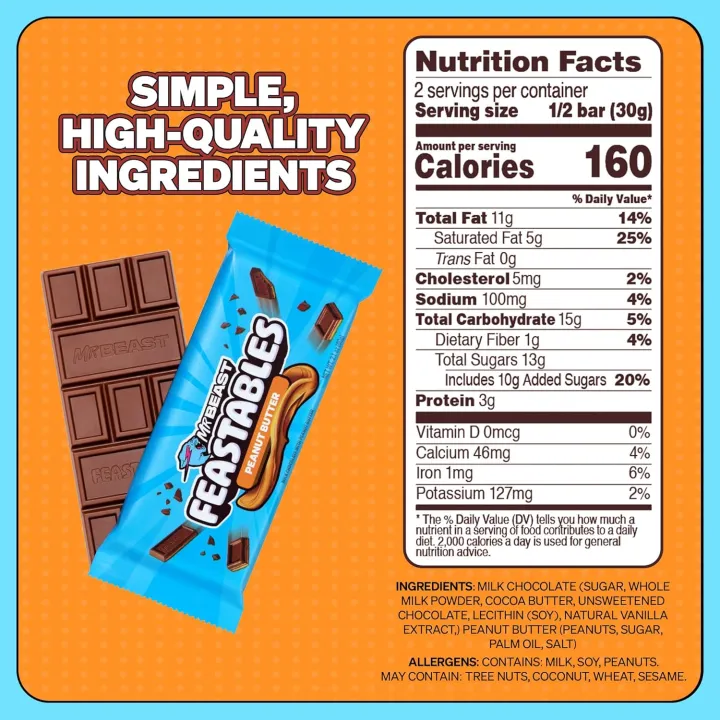 Feastables%20MrBeast%20Peanut%20Butter%20Chocolate%20Bar%20%E2%80%93%2060g%20-%20Image%202