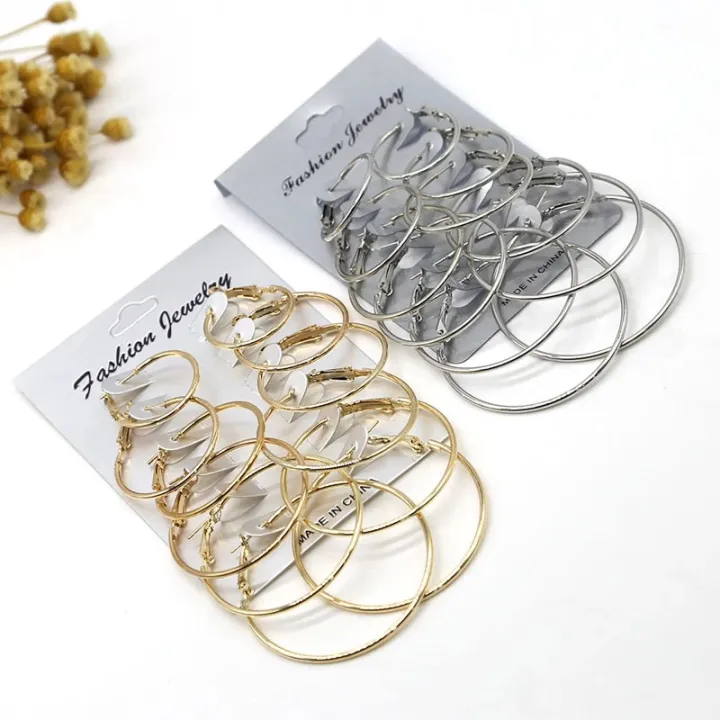 6%20Pairs/set%20%20%20Color%20Hoop%20Earrings%20Creative%20Big%20Circle%20Earring%20Set%20for%20Women%20Girls%20Simple%20Punk%20Fashion%20Jewelry%20-%20Image%202