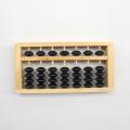 GC 7 Column 5-bead Wooden Abacus For Children Small Lightweight Math Arithmetic Calculating Tool For Student. 