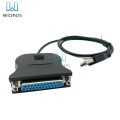 USB to 25 Pinhole Parallel Port Cable Converter DB25 Interface Style Parallel Port Printer Data Cable Connection Cable Adapter. 