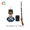 BeginnerBer New Napoleonic Wars Military Soldiers Building Blocks WW2 Mini Action Figures French British Fusilier Rifles Toys For Kids. 