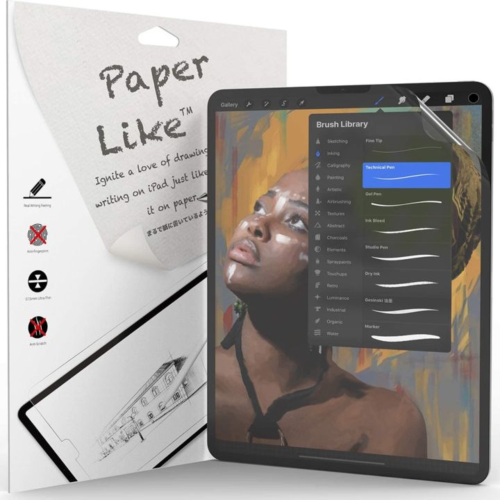 Paper Like Screen Protector Film Matte PET Painting Write For iPad
