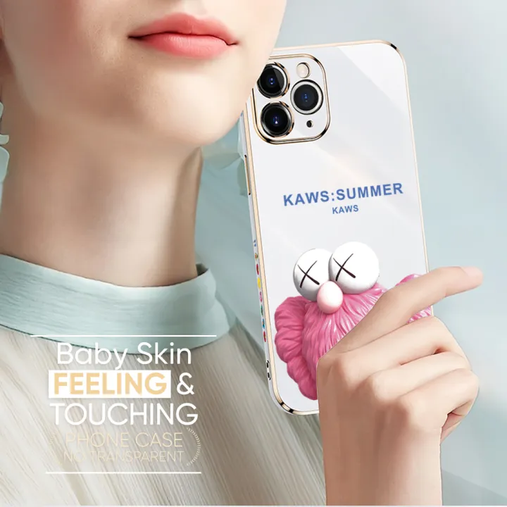 Hontinga%20for%20Huawei%20Nova%207I%20Case%20Luxury%206D%20Plating%20Pink%20Doll%20Side%20Pattern%20Soft%20Back%20Cover%20Silicone%20Square%20Phone%20Cases%20-%20Image%208