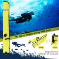 1M Scuba Diving Inflatable SMB Surface Signal Marker Buoy Visibility Float Signal Tube Sausage,Yellow. 