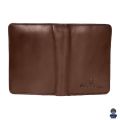 Pure Leather Classic Bifold Wallet Card Holder, Sim Pocket Chocolate Colour Wallet For Men 100% Leather. 