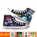 King Glory High-Top Shoes Male and Female Student Li Bai Hanxin Sun Wukong Zhizunbao Canvas Shoes Surrounding the Game. 