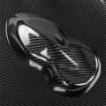 Black Fashion 6D Carbon  Fiber Vinyl Sticker For Motorcycle Car Lpod 152X10 CM. 