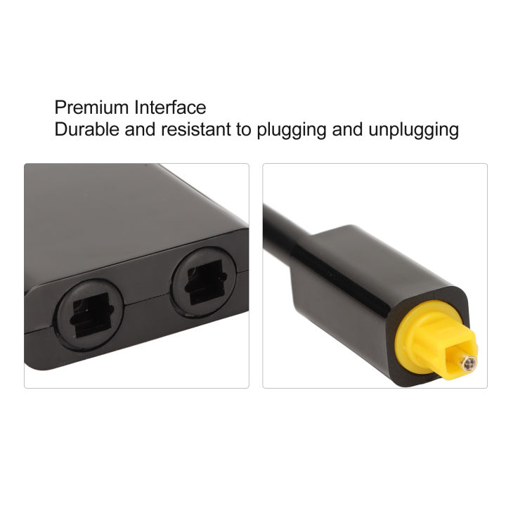 Optical%20Fiber%20Sound%20Cord,%20Digital%20Optical%20Cable%20Splitter%20Stable%201%20in%202%20Out%20Flexible%20Small%20for%20DVD%20for%20Amplifier%20-%20Image%208