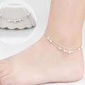 Fashionable Star Silver Alloy Anklets for Girls Simple Stylish - Anklet for Women New Collection/ Payel Nupur Gift for Women.