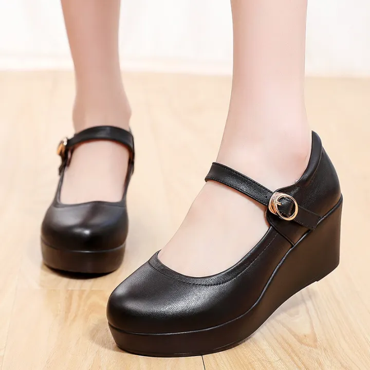 Small%20Big%20Size%2033-43%20Shallow%20Thick%20Bottom%20Genuine%20Leather%20Shoes%20Platform%20Pumps%202024%20Fall%20Women's%20High%20Heels%20Wedges%20Shoes%20Office%20-%20Image%203