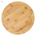 Serving Plate Wooden Rotating Dining Plate for Kitchen Countertop Pantry.