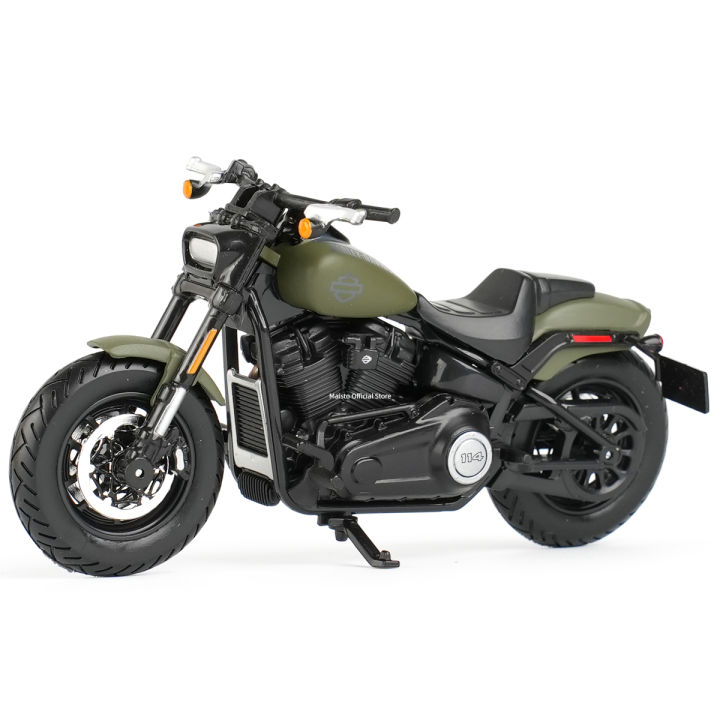 Maisto%201:18%20Harley-Davidson%202022%20Fat%20Bob%20114%20Die%20Cast%20Vehicles%20Collectible%20Hobbies%20Motorcycle%20Model%20Toys%20BunnyGarden%20-%20Image%202