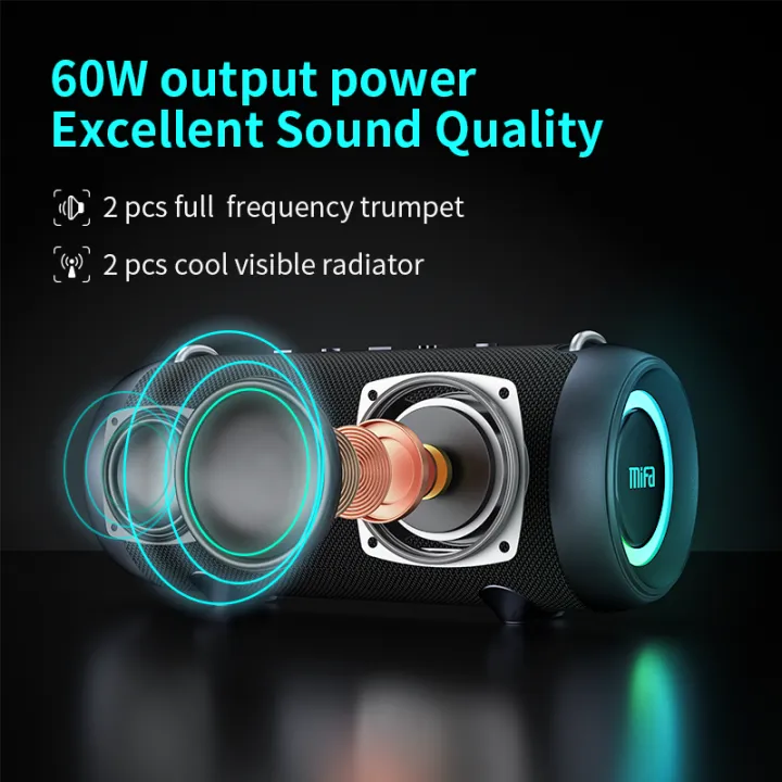 mifa%20A90%20Bluetooth%20Speaker%2060W%20Output%20Power%20Bluetooth%20Speaker%20with%20Class%20D%20Amplifier%20Excellent%20Bass%20Performace%20camping%20speaker%20-%20Image%202