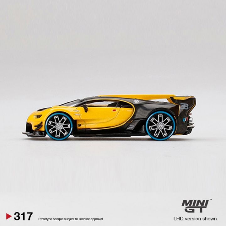 MINI%20GT%201:64%20Bugatti%20Gran%20Turismo%20Alloy%20Model%20Car%20Die-cast%20Vehicle%20Display%20-%20Yellow%20LHD%20-%20Image%205