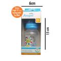 Stony Angel 4oz/120ml Feeding Bottle with size S anti-colic nipple BPA, BPS Free-(RNA-4C2). 