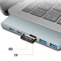 7 in 1 USB C Hub for MacBook Pro Air 13 15 inch M1 2022/2021-2018, MacBook Adapter with 4K HDMI, 100W PD 2 USB 3.0 and SD/Micro. 