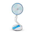 Rechargeable Folding Table Fan With Led Lights - Stay Cool And Well-Lit With A Rechargeable Folding Table Fan Equipped With Led Lights. 