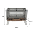 Outdoor Camping Incense Burner Mini Wood Stove Aromatherapy Holder Stainless Steel Charcoal Stove for Home Desk Easy Install Easy to Use. 