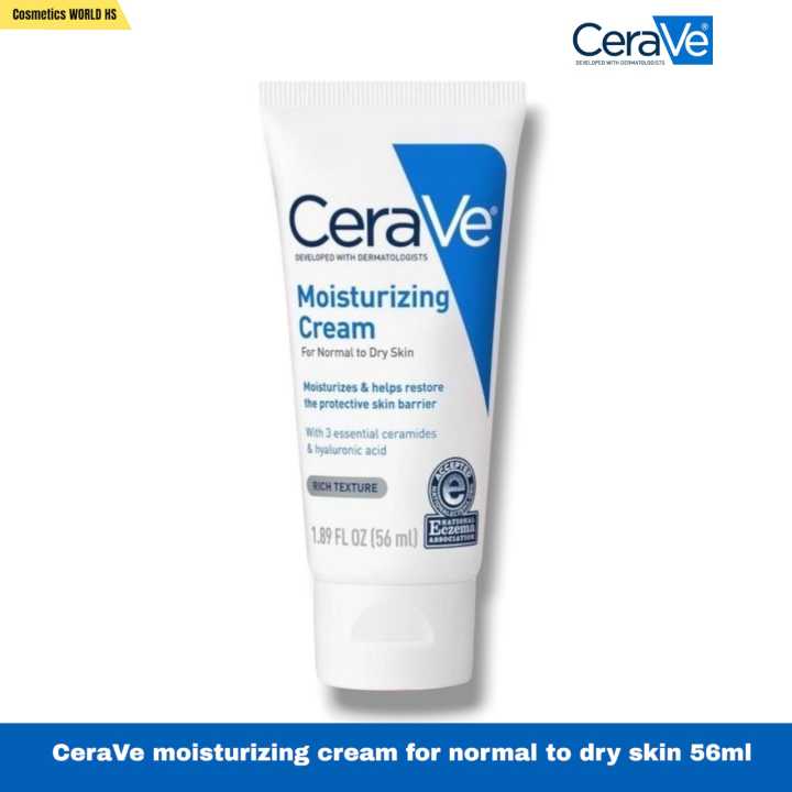 CeraVe Moisturizing Cream For Normal To Dry Skin 56ml