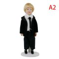 【The road to happiness Store】1:12 Dollhouse beautiful Miniature Porcelain Little Pretty Boys. 