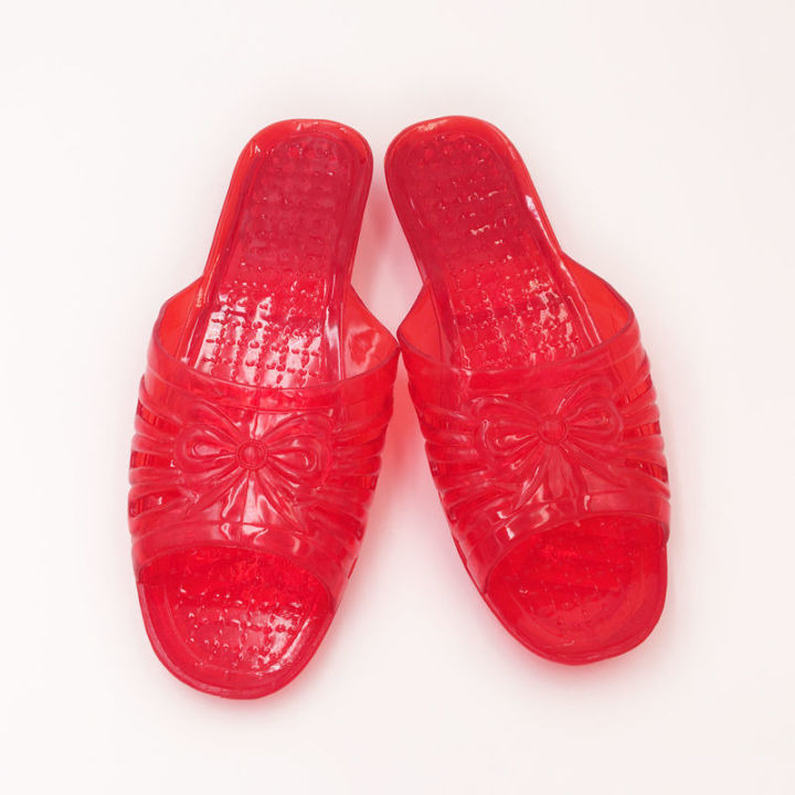 Crystal%20Slippers%20Women's%20Transparent%20Non%20Slip%20Outdoor%20Mom%20Sandals%20Women's%20Plastic%20Flat%20Heel%20Home%20Summer%20Bath%20Bath%20Shoes%20-%20Image%205