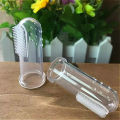 Soft Silicone Baby Finger Toothbrush Children's Teeth Cleaning Toothbrush Baby Tongue Cleaning Brush Pet Cleaning Tools. 