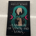 A Kingdom of Venom and Vows ( Stars and Shadows #3 ) ( Book by Holly Renee ) ( Premium Paper and Matte Cover ). 