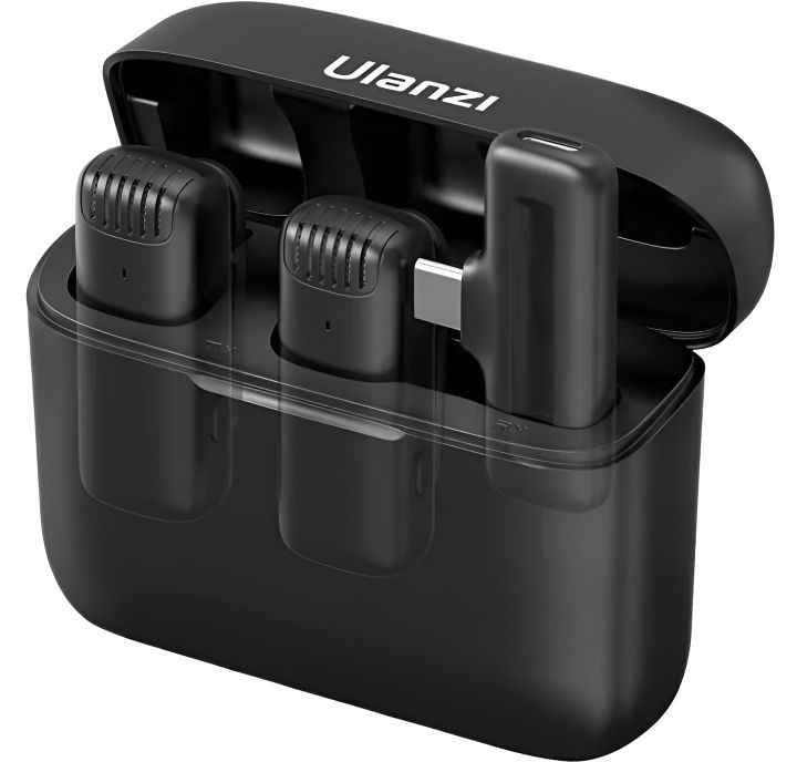 Ulanzi J12 Dual Wireless Microphone With Charging Case For Type-C
