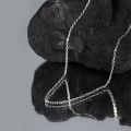 Fashion All Inch Sizes Pendant Jewelry Necklace 925 Sterling Silver Cross Chain Men Women. 