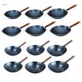 Wok Pan Pots Boiling Nonstick Coating Cookware Nonstick Wok 30cm. 