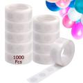 1/10 Roll Double-sided Adhesive Dots Transparent Removable Balloon Adhesive Tape Glue For Diy Craft Wedding Birthday Party Decor. 