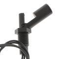 DC 110V 0.5A Water Level Sensor Horizontal Float Switch Pool Tank Black. 