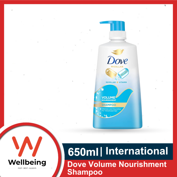 Dove Micellar Vitamin Volume Nourishment Shampoo 650ml
