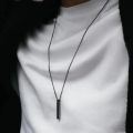 Refined Taste - Geometry Bar Necklace Stainless Steel Trendy Fashion Necklace For Men New Collections Necklace - Durabilty Assured. 