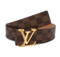 Black LV Formal & Casual Belt For Men - Belt For Men. 