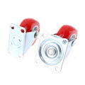 4pcs 1.5inch Furniture Casters Wheels Red Rubber Swivel Caster Roller Wheel Sunlight Mall. 