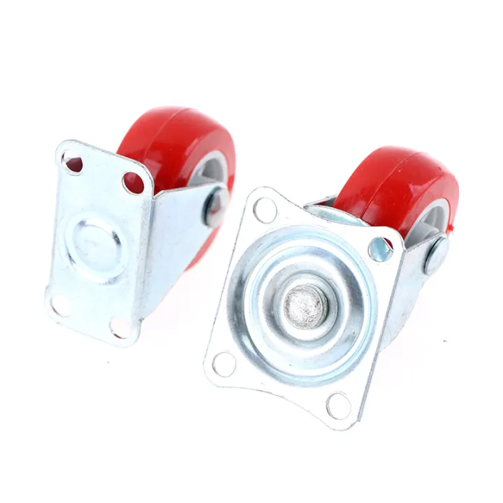 4pcs%201.5inch%20Furniture%20Casters%20Wheels%20Red%20Rubber%20Swivel%20Caster%20Roller%20Wheel%20Sunlight%20Mall%20-%20Image%205