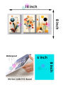 Pvc board Wall Poster 3 pcs Home Decoration with 3 mm Board Most Unique Combo Wallboard wall decor easy to set up. 