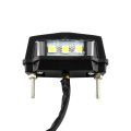 3 LED Motorcycle Tail License Plate Brake Number Plate Light. 