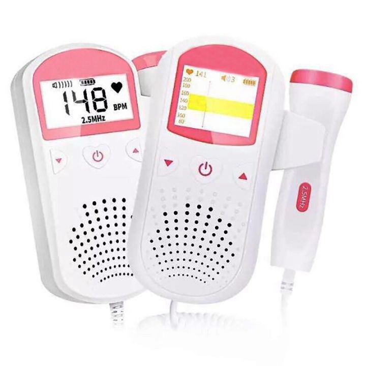 Doppler%20Fetal%20Baby%20Ultrasound%20Doppler%20Portable%20Heart%20Rate%20Detector%20Upgraded%203.0MHz%20Detector%20Home%20Pregnant%20Fetal%20Monitor%20-%20Image%203
