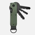 Key Organizer Compact Holder Metal Key Chain Minimalist key case holder for keychain Secures 1-5 Keys.