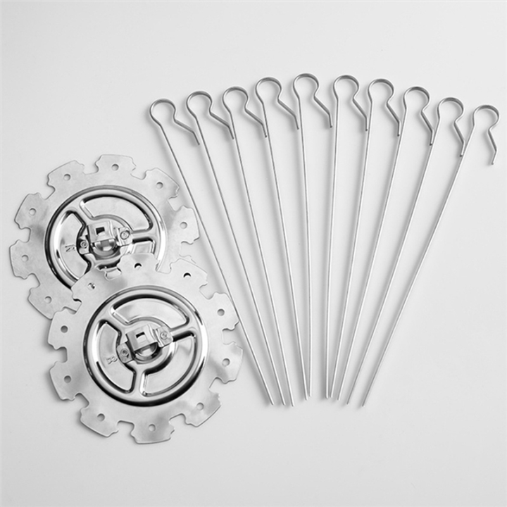 JAERBEE%202X%20304%20Stainless%20Steel%20Rotating%20Grill%20Skewers%20BBQ%20Grill%20Cage%20Air%20Fryer%20Lamb%20Skewers%20Grill%20Electric%20Oven%20Accessories,25cm%20-%20Image%203