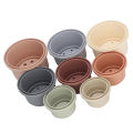 Stacking Cups, Multipurpose Baby Stacking Cups Color Learning for Baby Shower Gifts. 