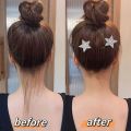 Stretchable Invisible Hair Clips - Girl U Shape Finishing Fixer Comb - Broken Hair Fixed Hairpin - Invisible Hair Holder - Creaseless Hair Clips - Broken Hair Sorting Tool.
