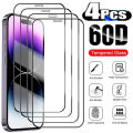 Film 4 PC 8 PluR XS Mne 15 iPhone 13 12 iPho11 x XAX 6 7s Screen Protector S 60D Full Cover Glass 12 pcs.