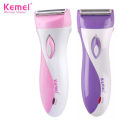 Kemei KM-3018 Waterproof Electric Lady Shaver Hair Women Bikini Underarm Body Lady Epilator Hair Removal Cordless Trimmer for Women. 