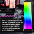 RGB LED Strip ARGB Sync Board for Computer Power Supply GPU Graphics Card Cable Case Neon Line Graphics Card 8PIN. 