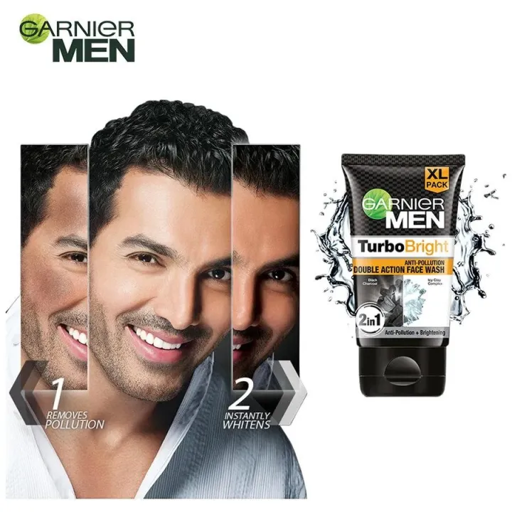 Garnier%20Men%20Turbo%20Bright%20Double%20Action%20Face%20Wash%20-%20100ml%20-%20Image%202