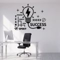 Creative Teamwork Makes Dream Work Vinyl Wall Sticker For Home Study Room Company Office Classroom Decorations Removable Poster.